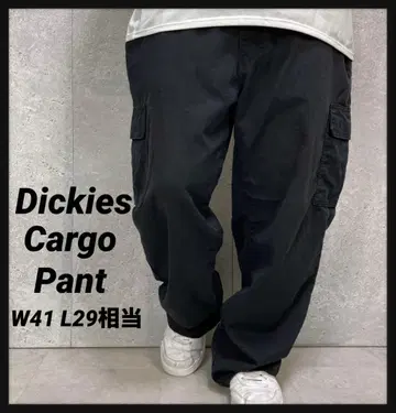 디키즈 블랙 치노 팬츠 카고 팬츠 빅사이즈 W41 L29 상당