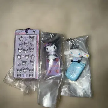 모자 꽁지 드롭 미니어처 참 헤이세이 갸루 산리오 가챠가챠 3종