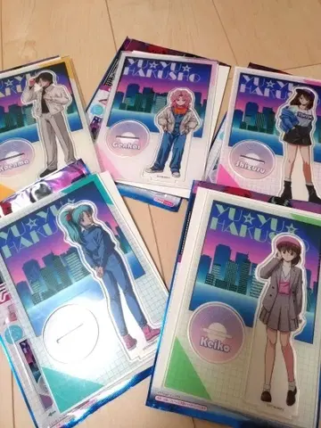 유유백서 아크릴 스탠드 5종 세트