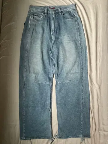 00s 아카이브 에어워크 커브드 데님 팬츠