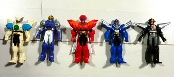 [ 초레어 ] 용사지령 다그온 피규어 5체 당시품