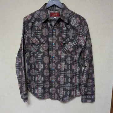 인디언 모터사이클 네이티브 웨스턴 셔츠 M