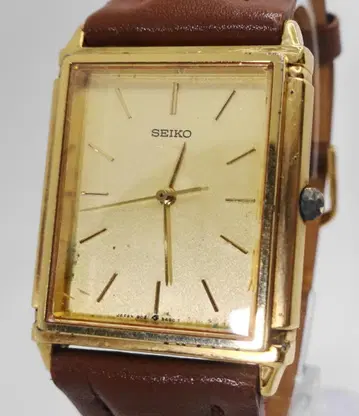 [레어 작동] SEIKO 렉탱귤러 9021-5300 손목시계 S272