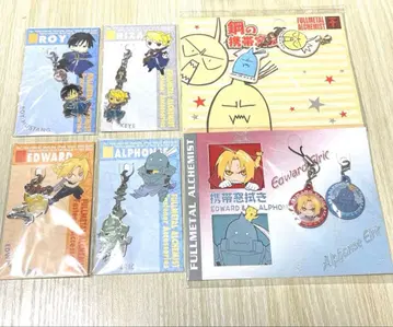 강철의 연금술사 에드 알폰스 로이 리자 지퍼 메탈 휴대폰 창문닦이