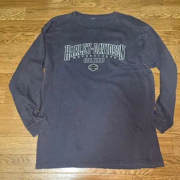 [분위기 최고] 00s 할리데이비슨 롱T 흑먹색 Doc's 세인트루카