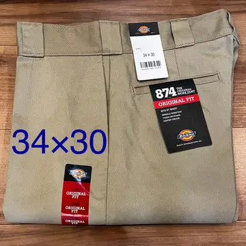 [ 미사용 새상품 ] 디키즈 874 베이지 34 x 30