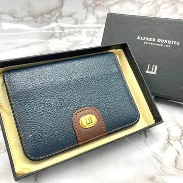 dunhill 던힐 카드 케이스 명함지갑 가죽 박스 포함
