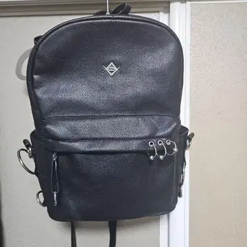 [ REFLEM ] PU 가죽 D링 디자인 백팩