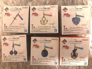 제일복권 죠죠의 기묘한 모험 I상 미니어처 참 세미 컴프 세트