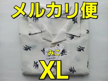 죠죠의 기묘한 모험 지유 오픈 셔츠 1개 XL 반팔 이기 GU