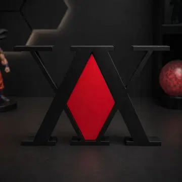 주말 한정 판매! 헌터헌터 로고 피규어 17cm