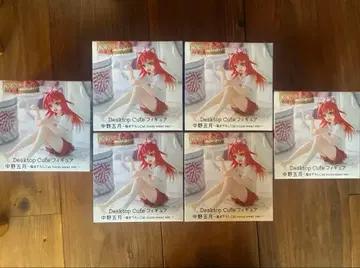 5등분의 신부 Desktop Cute 피규어 나카노 이츠키 6개 세트