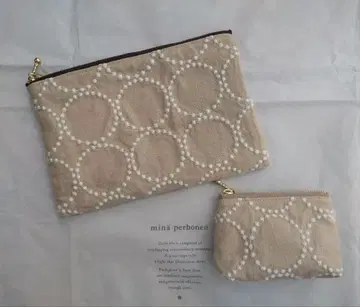 미나 페르호넨 핸드메이드 통장 파우치 미니 파우치 세트 탬버린