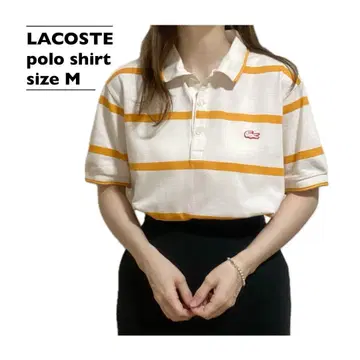 LACOSTE 라코스테 반팔 피케 셔츠 원포인트 자수 로고 일본제