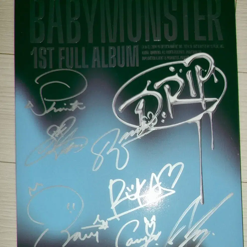 babymonster サイン　色紙 BabyMonster 