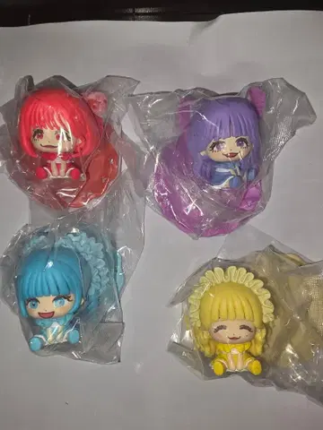 FRUITS ZIPPER 제일복권 C상 마스코트 피규어 4세트