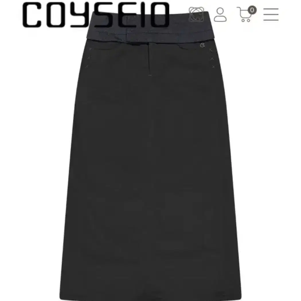 Coyseio DOUBLE SHIRRING SKIRT GREY | Bunjang Global