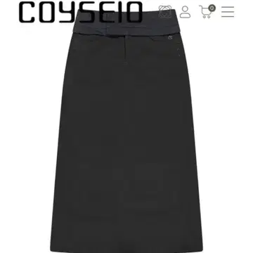 코이세이오 WAIST PANEL SKIRT CHARCOAL 스커트 | 브랜드 중고거래