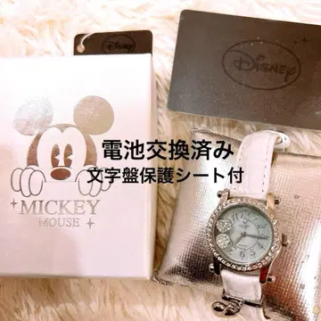 [ 새상품급 ] 디즈니 화이트 스와로브스키 손목시계