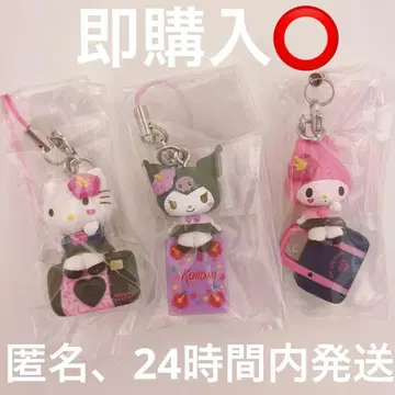 산리오 캐릭터즈 헤이세이 갸루 참 마이멜로디 쿠로미 키티 가챠