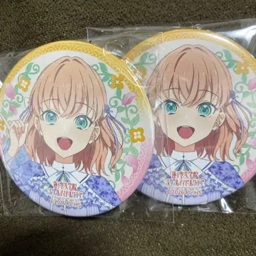 히노시타 카호 소녀 시가집 캔뱃지 2개 세트