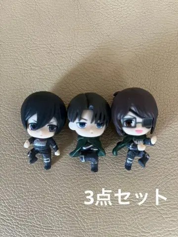 진격의 거인 리바이 미카사 한지 피규어 3세트