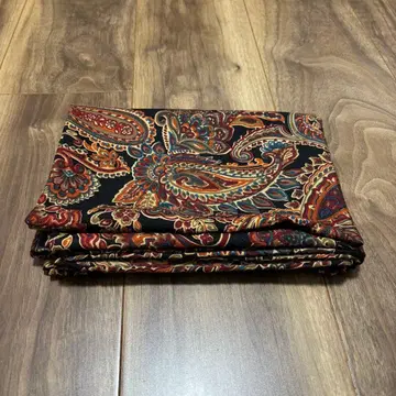 ROCHAS 페이즐리 무늬 스톨 실크 혼방