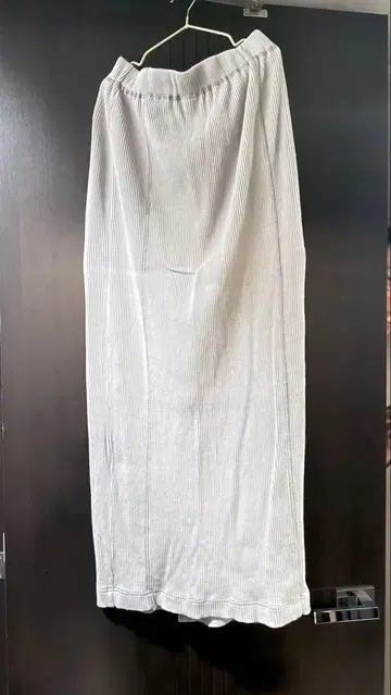 CITEN 그레이 스트레이트 실루엣 롱 스커트 FREE 사이즈