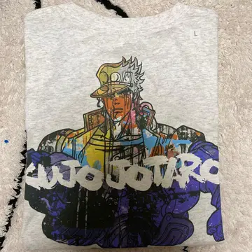 죠죠의 기묘한 모험 죠죠 GU 콜라보 T셔츠 L 사이즈 쿠죠 죠타로