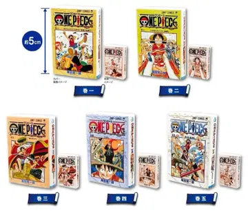 원피스 베이스샵 콩도서 가챠 전 5종 풀컴프 1-5권