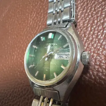 SEIKO 자동 와인딩 손목시계 그린