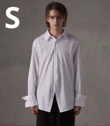 GRANCY 더블 커프스 디자인 커브 라인 셔츠