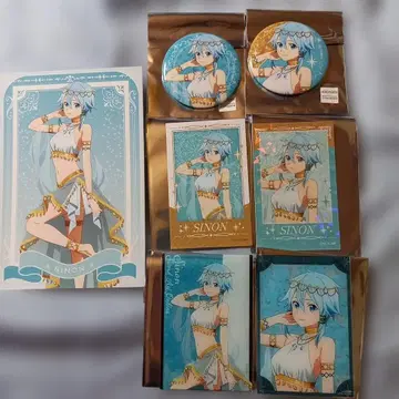 소드 아트 온라인 배지 사진풍 카드 아크릴 카드 포스카 시논