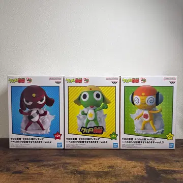 개구리 중사 케로로 피규어 3체 세트