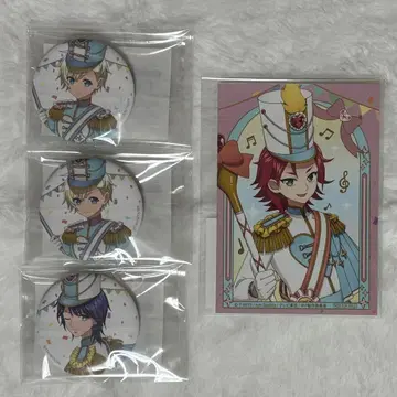 프리파라 마루쿠지 WITH 유메 와쿠 마칭 코디 캔뱃지 브로마이드