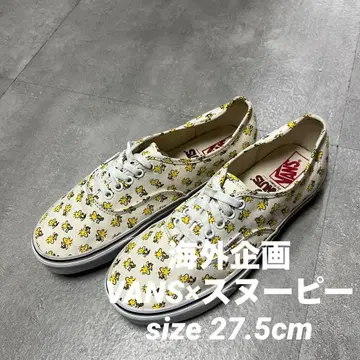 해외 기획 VANS 반스 스누피 오센틱 27.5cm 스니커즈 미국