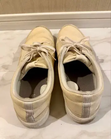 올버즈 레더 스니커즈 화이트 레어템 Allbirds 상태 좋음