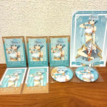 소드 아트 온라인 무희 인스턴트 사진풍 카드 캔뱃지 시논