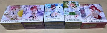 [ 미개봉 ] Desktop Cute 5등분의 신부 피규어 5체 세트