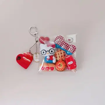 가챠 파우치 산리오 안경 캐릭터 피규어 헬로키티