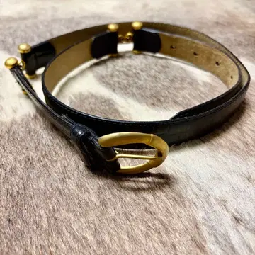 made in usa 미국제 악어 엠보싱 가죽 벨트