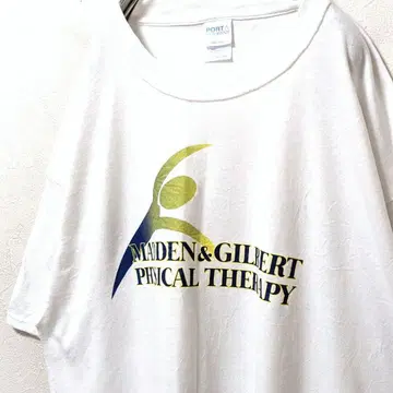 포트&컴퍼니 메이든 길버트 물리치료 셔츠 화이트 XL 구제 의류