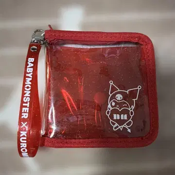 BABYMONSTER 쿠로미 콜라보 비닐 지갑