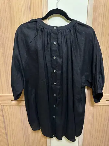 TUTIE 츠치에 블라우스 린넨 여성용