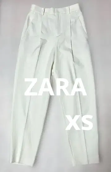 가격 인하! 새상품급 ZARA 화이트 슬랙스 턱인