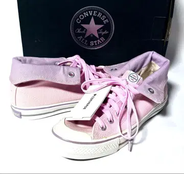 미사용 CONVERSE 컨버스 라이트 핑크 미들컷 24cm