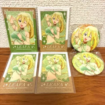 소드 아트 온라인 무희 인스턴트 사진풍 카드 캔뱃지 리프