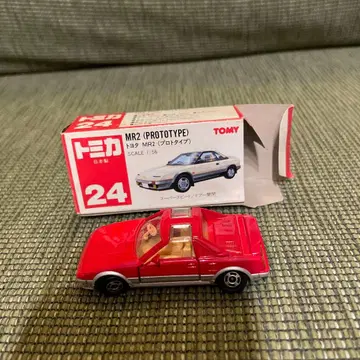 토미카 일본제 빨간색 상자 24 도요타 MR2 프로토타입 새상품급