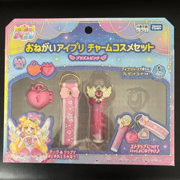 오네가이 아이프리 참 코스메 세트 치크 스트랩 립 프리즘 핑크