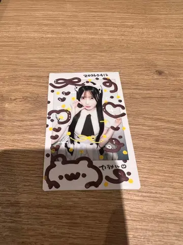 앳홈 카페 쿠모리 졸업 SP 솔로 폴라로이드